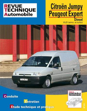 Revue technique automobile, n° 590.1. Citroën Jumpy/Peugeot Expert diesel book