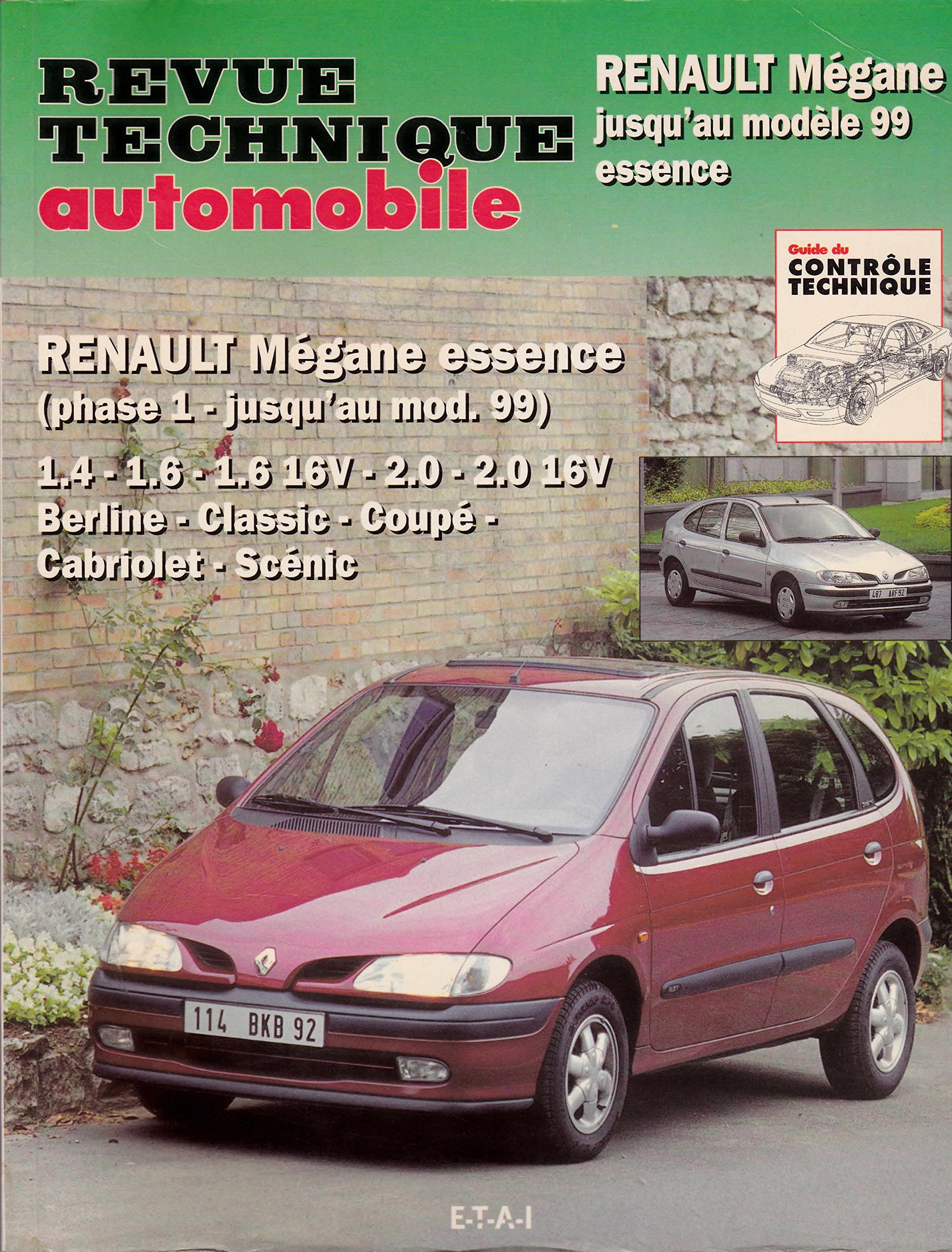 Renault Mégane essence: Mégane, Mégane classic, Mégane coupé, Mégane Scéni book