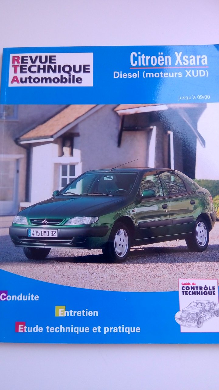 Citroën Xsara - moteur Diesel XUD, atmo. et turbo book