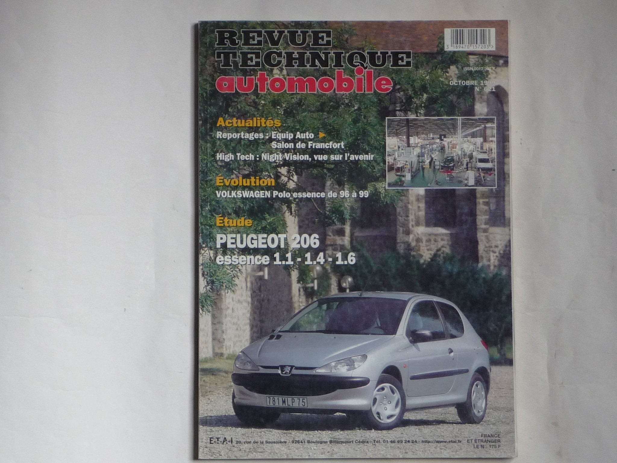Peugeot 206 - moteurs essence 1.1, 1.4, 1.6 Books