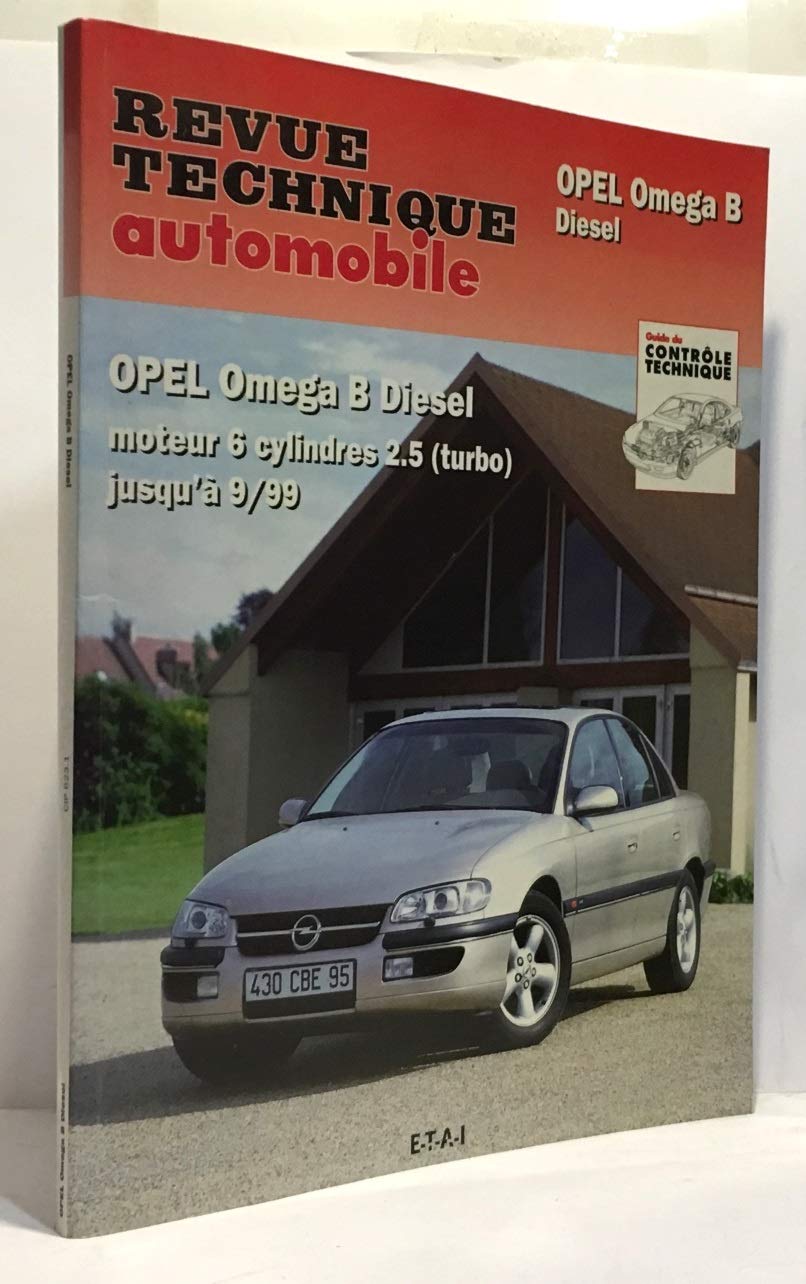 Opel Omega B diesel - moteur 6 cylindres 2.5, turbo Books