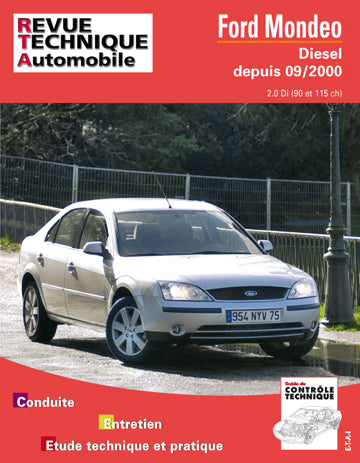 Revue technique automobile, n° 648.1. Ford Mondeo 2 diesel depuis 09/2000 Books