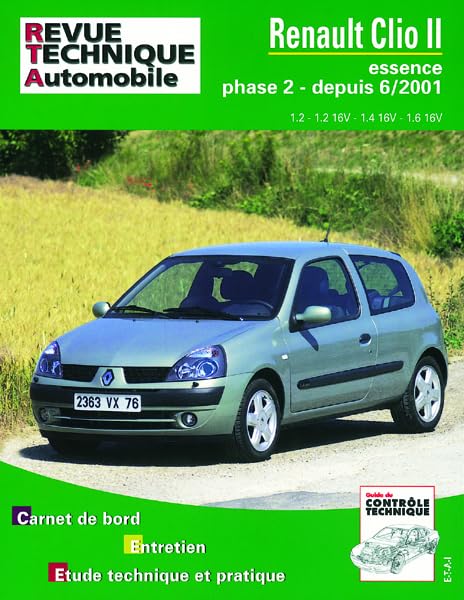 Rta 666.1 Renault Clio 2 Es 1.2/1.4/1.6 Depuis 6/01 Books