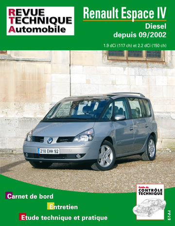 Revue technique automobile, n° 682.1. Renault Espace DCI book