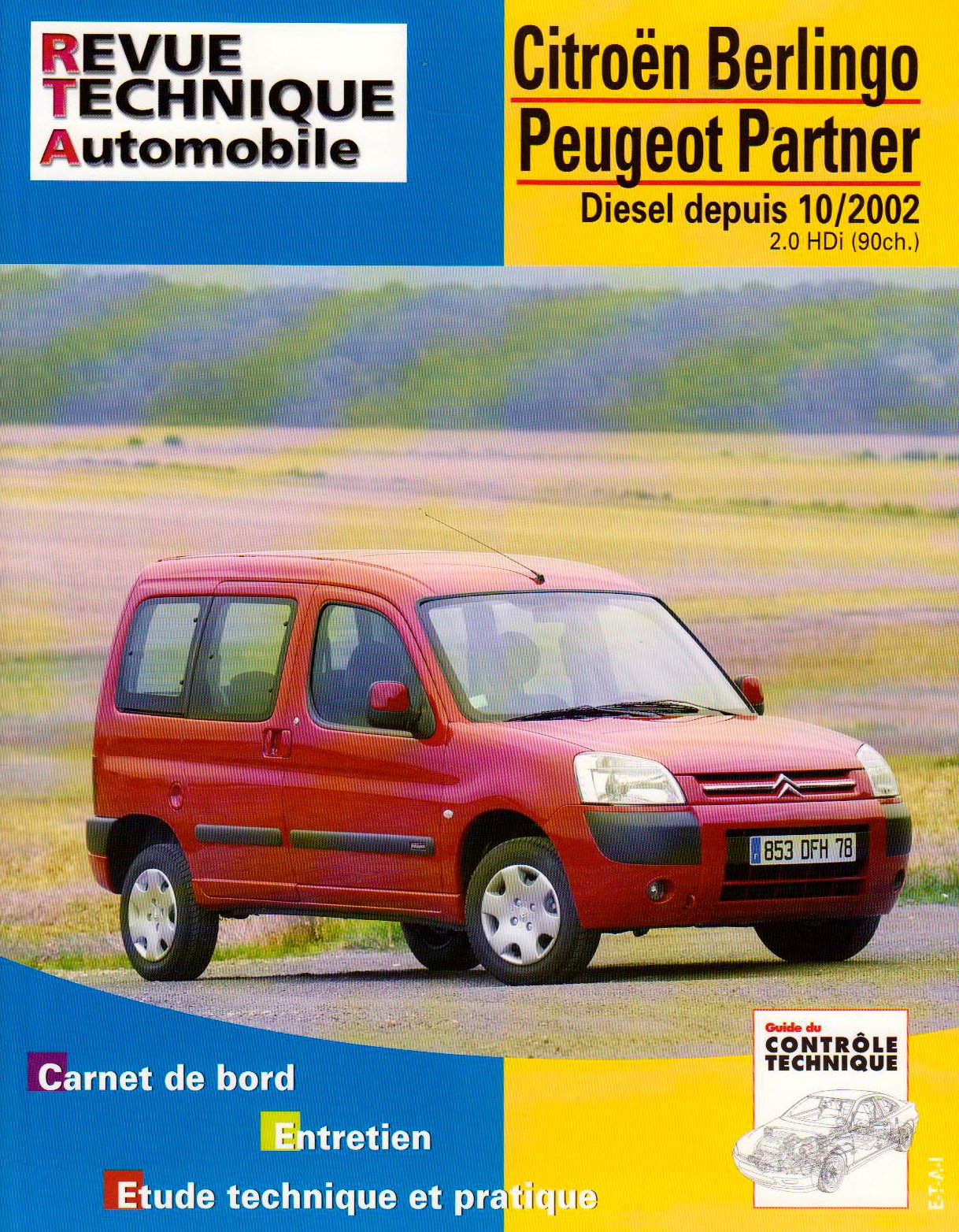 Citroën Berlingo, Peugeot Partner - diesel, depuis 10-2002 Books