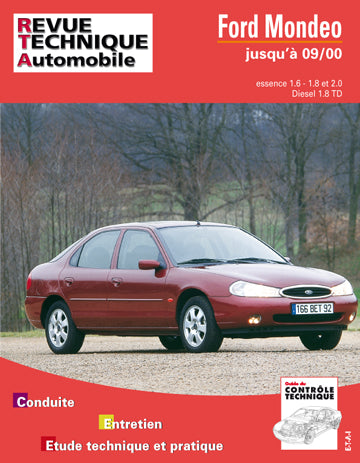 Revue technique automobile, n° 723.3. Ford Mondeo essence & diesel & TD (93-97) book
