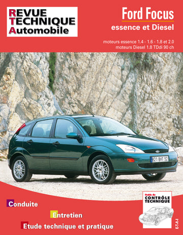 Revue technique automobile, n° 738.1. Ford Focus essence et diesel Books