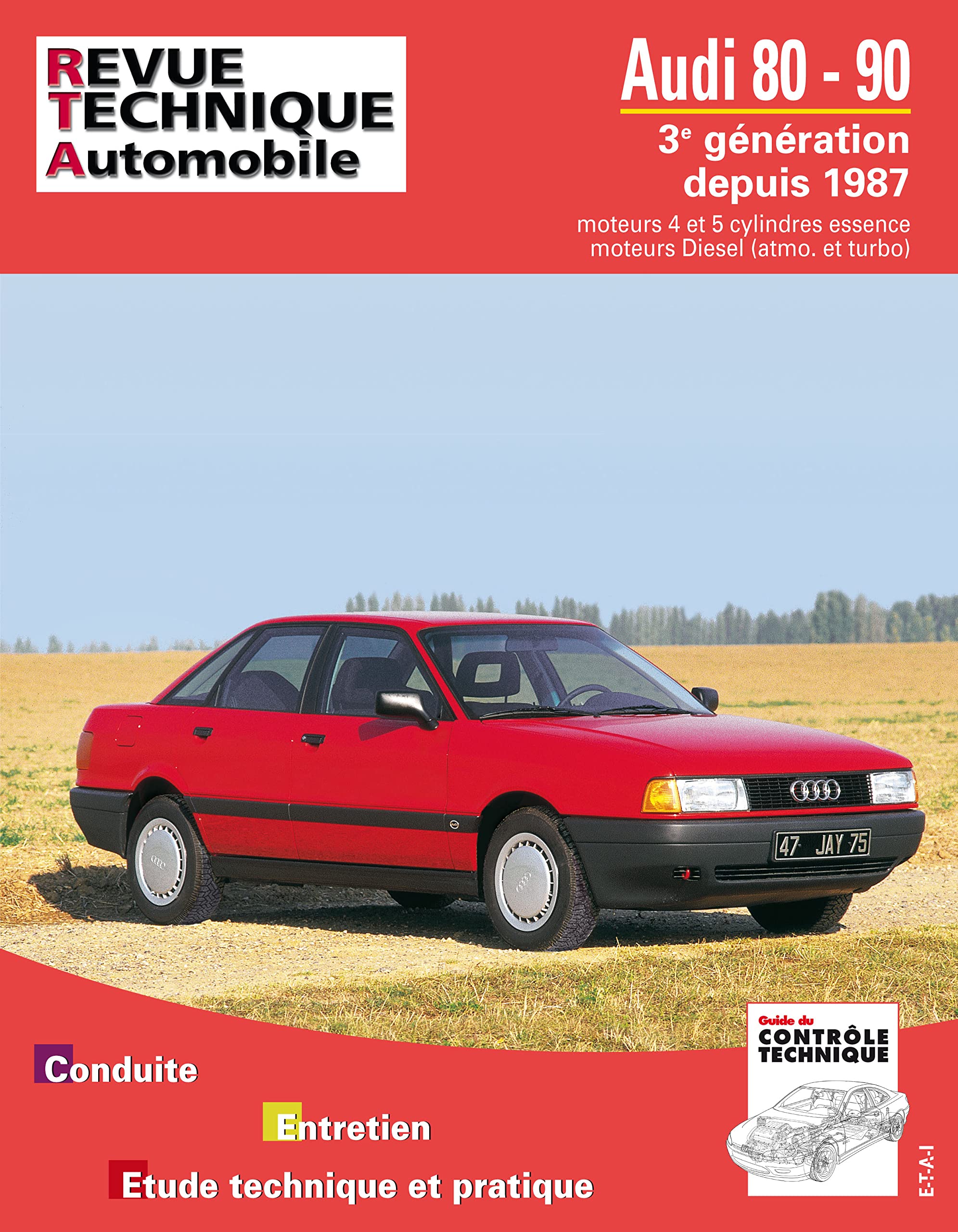 Rta 735.1 audi 80 et 90 ess 4 et 5 cyl et diesel book