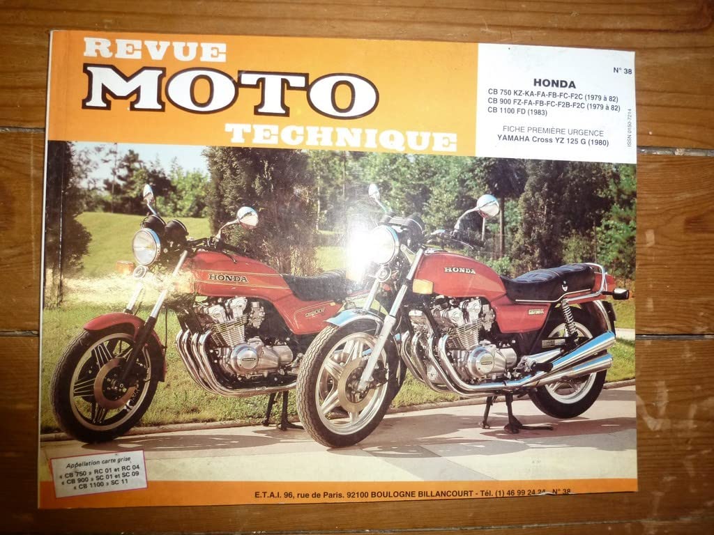 E.T.A.I - Revue Moto Technique 38 - HONDA CB 750KZ-900 book