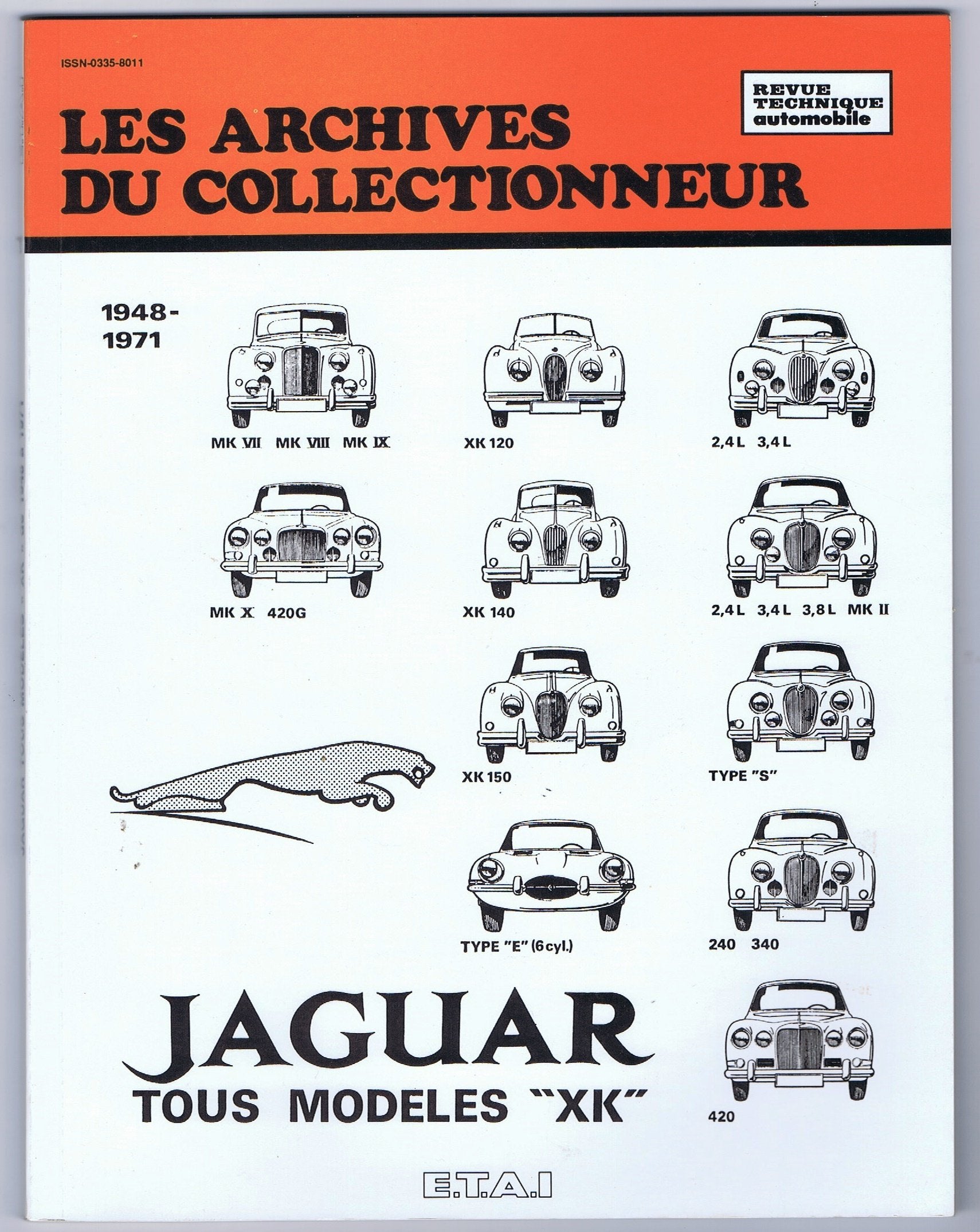 Les Archives du collectionneur N° 3: Jaguar - tous modèles XK book