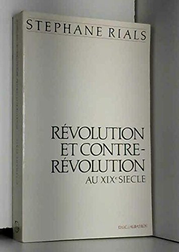 Revolution et contre revolution au XIX siecle Books