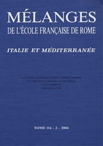 ITALIE ET MEDITERRANEE TOME 116.2.2004 Books