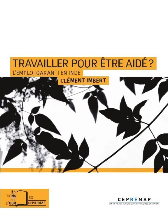 Travailler pour être aidé ?: L'emploi garanti en Inde book