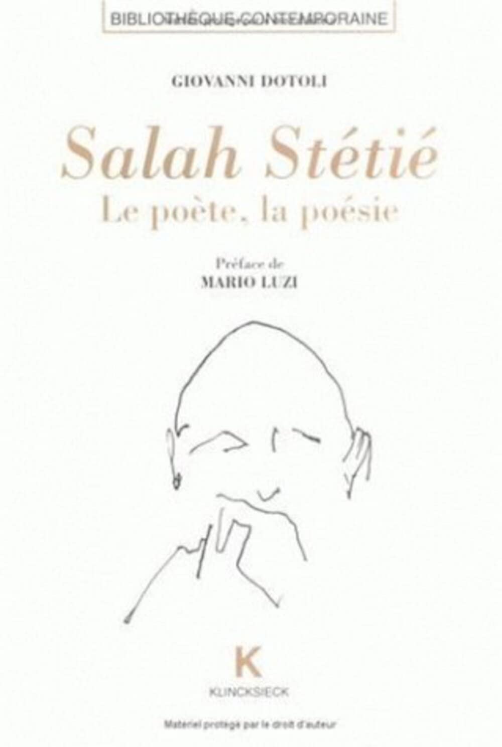 Salah Stétié: Le poète, la poésie Contemporary literature
