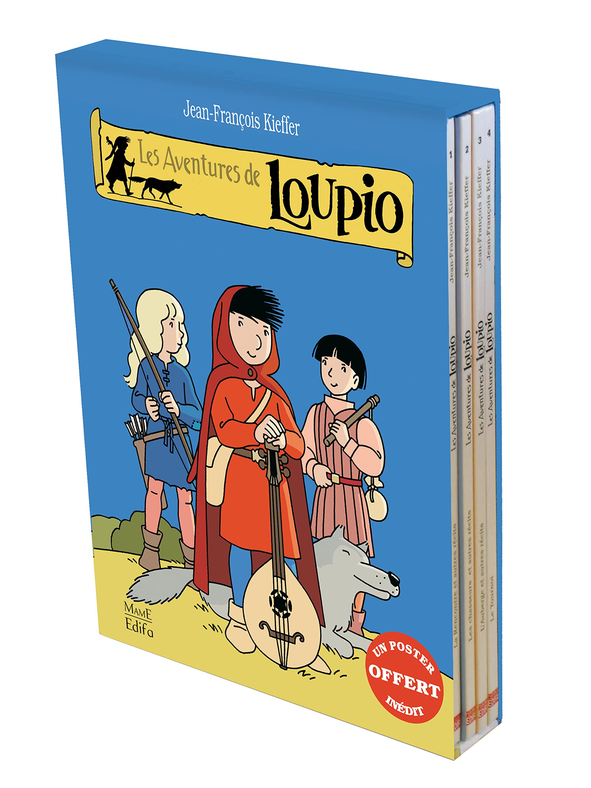 "COFFRET 5 TOMES "" LES AVENTURES DE LOUPIO""" book