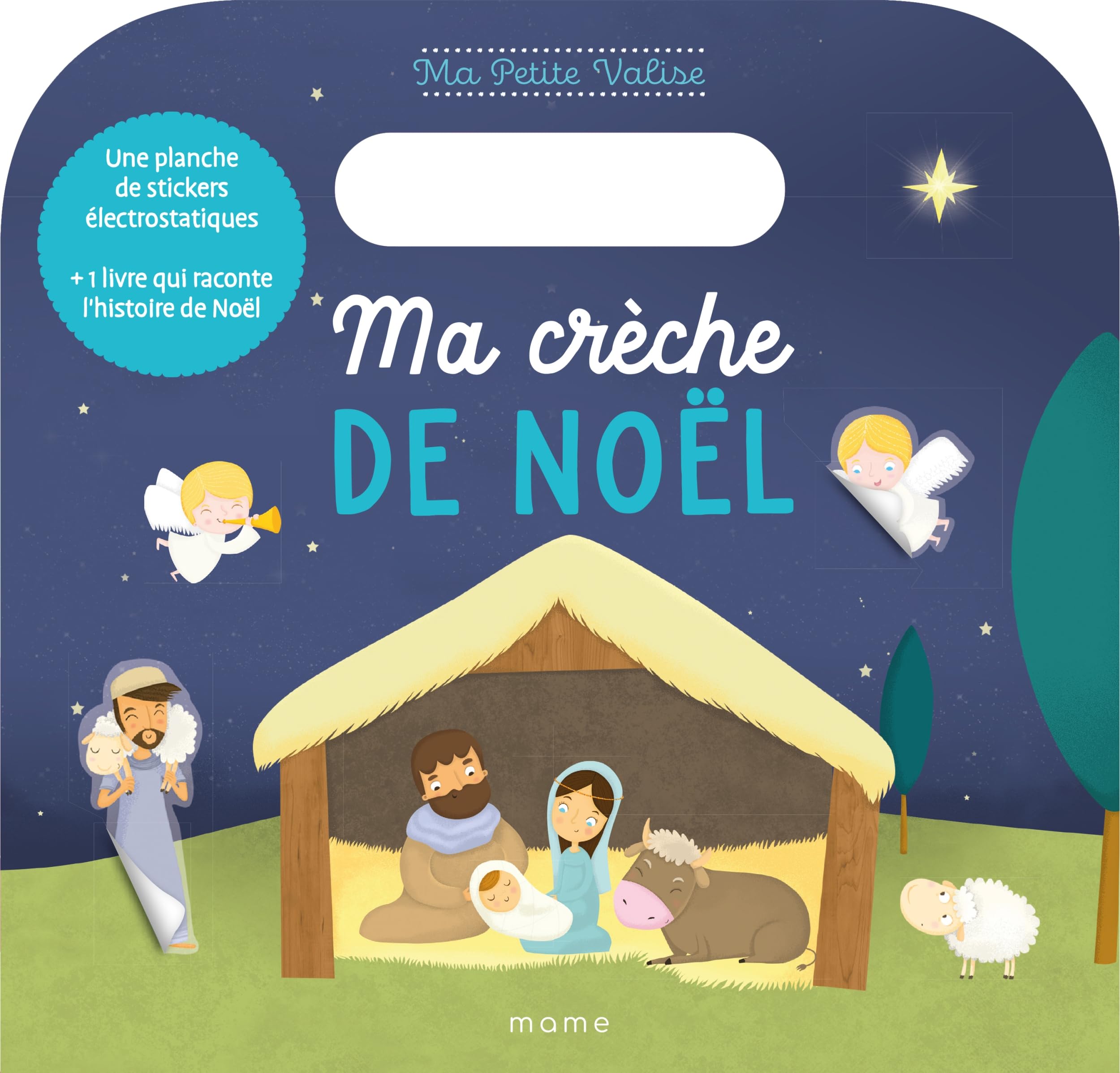 Ma crèche de Noël: Avec 1 planche de stickers électrostatiques Non-fiction