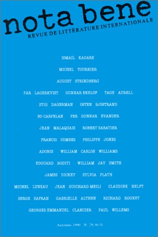 Nota bene n 29/30/31 . (Revues) Books
