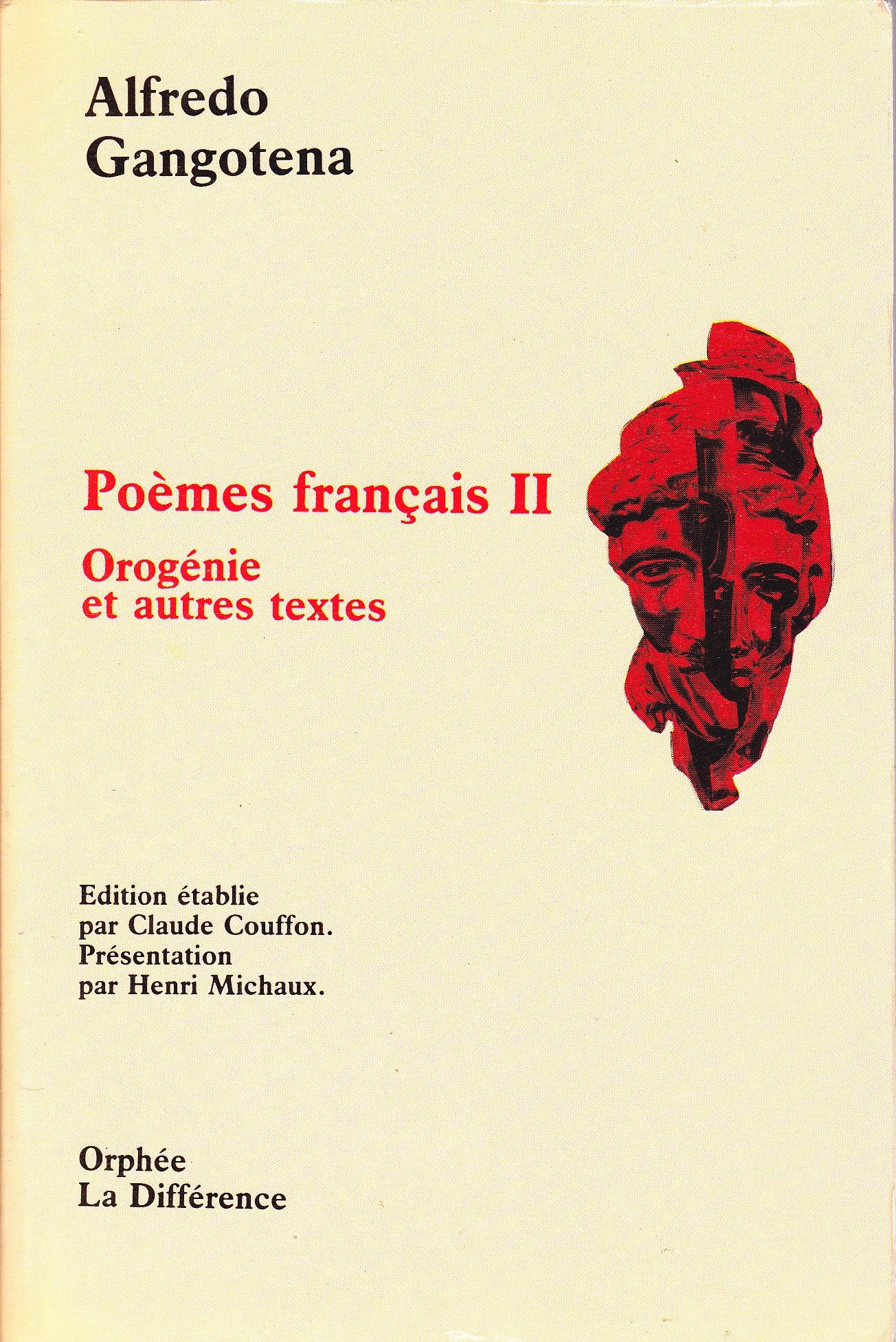 Poemes français t2 : orogenie et autres textes 100697 Contemporary literature