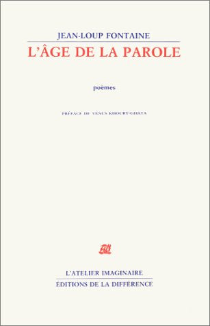 L'âge de la parole : Poèmes book