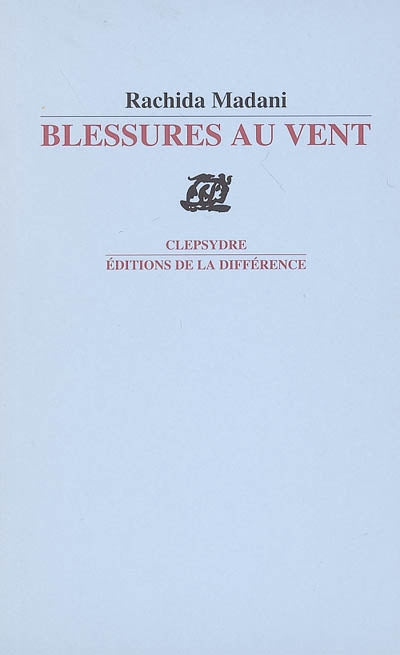 Product Image: Blessures au vent : poèmes