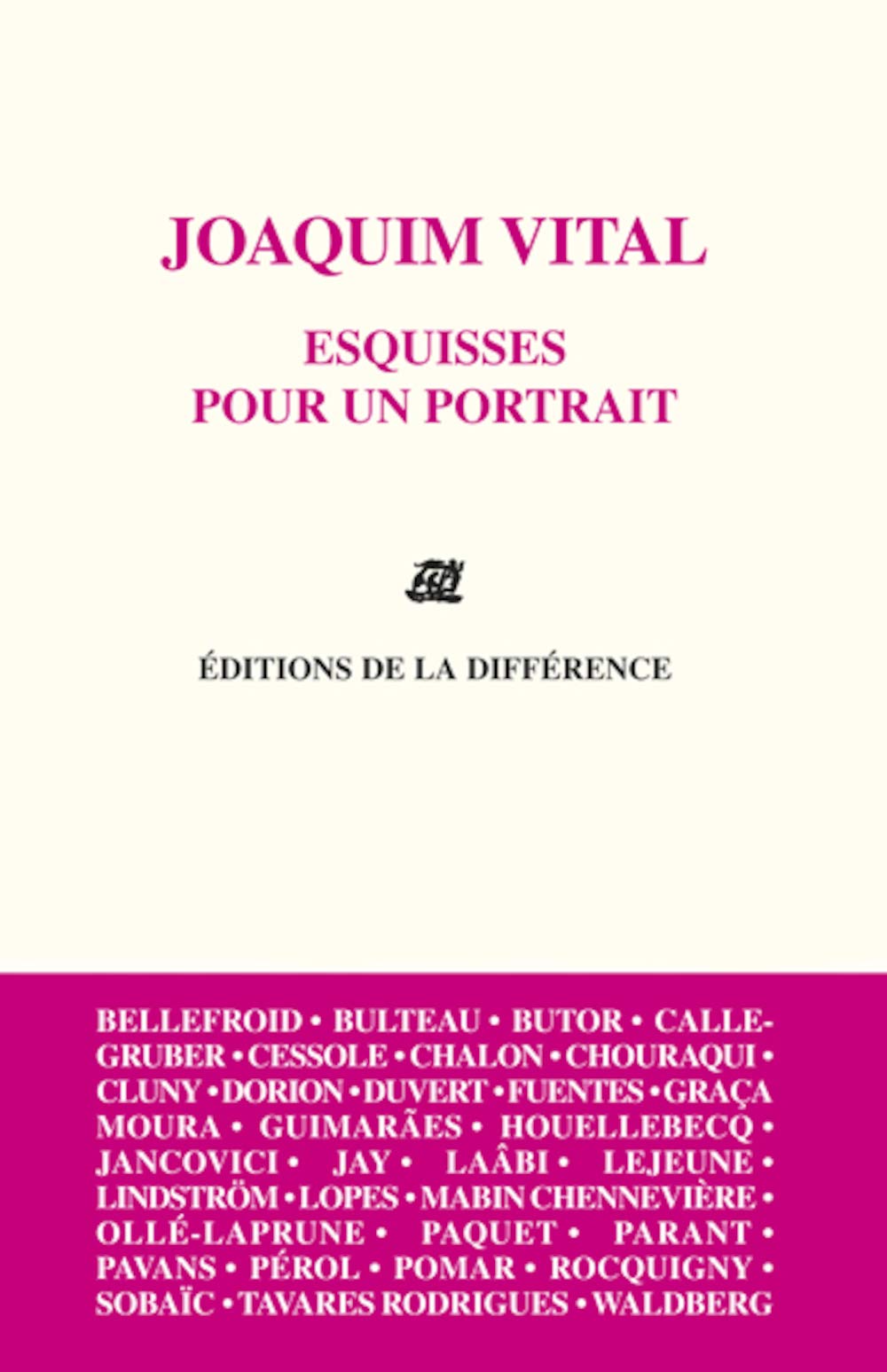 Joaquim Vital : Esquisses pour un portrait book