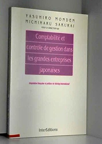 Comptabilité et contrôle de gestion dans les grandes entreprises japonaises book