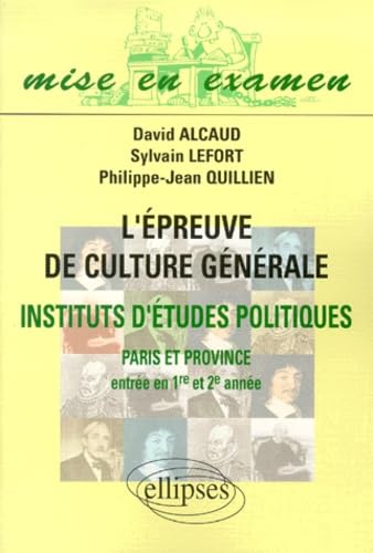 L'Epreuve de culture générale book