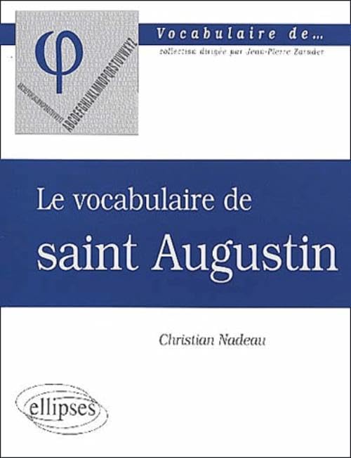Le vocabulaire de saint Augustin book