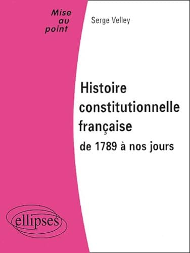 =>NOUV.ED.9782729851521/VELLE3 (Mise au point) Politics & History