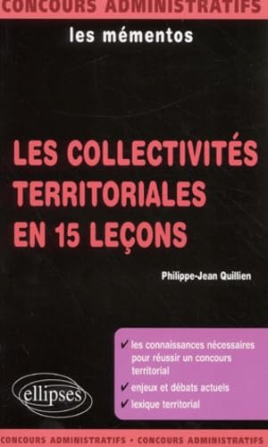 Les collectivités territoriales en 15 leçons book