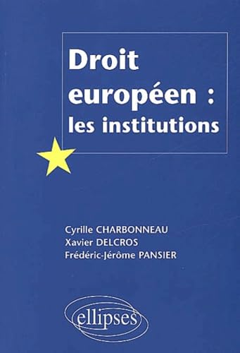 Droit européen : Les institutions book