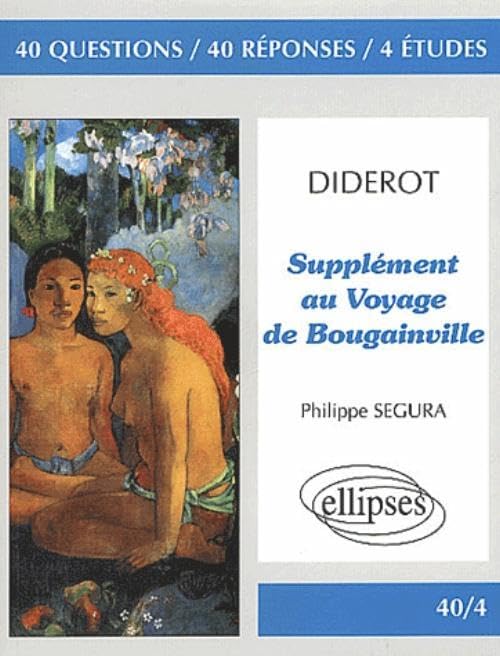 Supplément au Voyage de Bougainville, Diderot book