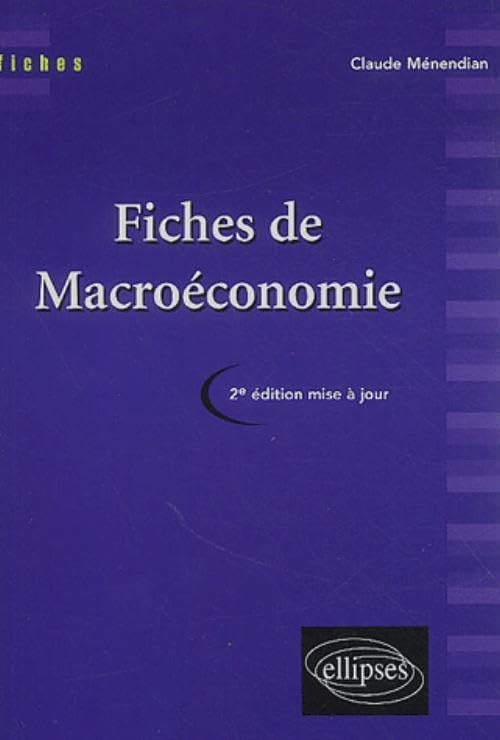 Fiches de macroéconomie Books