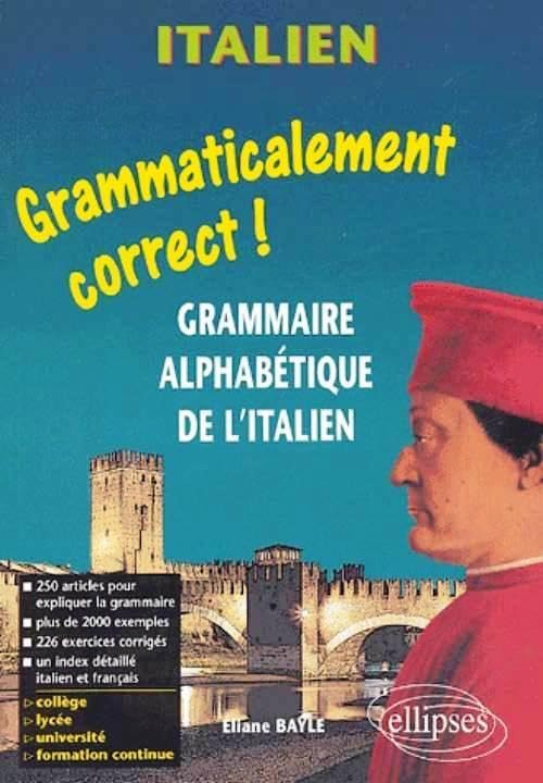 Italien: Grammaire alphabétique de l'italien book