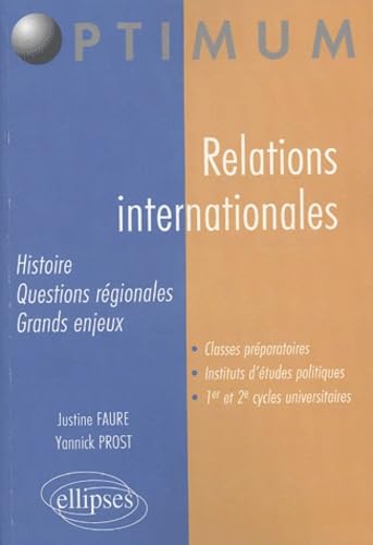 Product Image: Relations internationales: Histoire, structure, question régionales