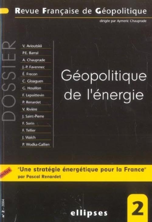 Géopolitique de l'énergie book