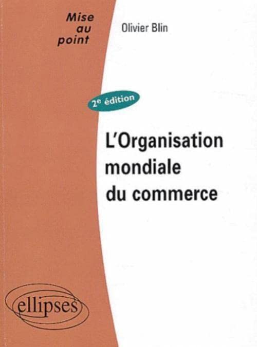 Product Image: L'organisation mondiale du commerce