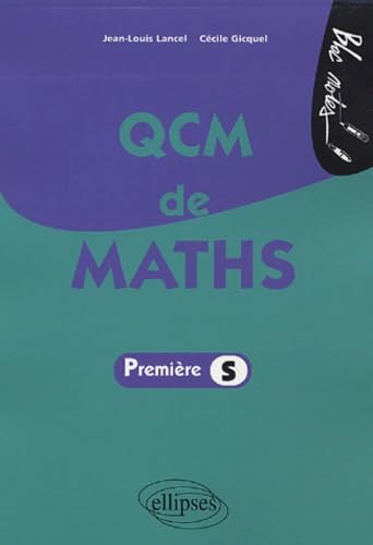 Product Image: QCM de maths - Première S (Bloc-notes)