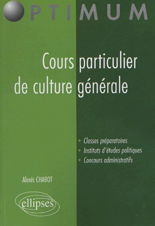 Cours particulier de culture générale book