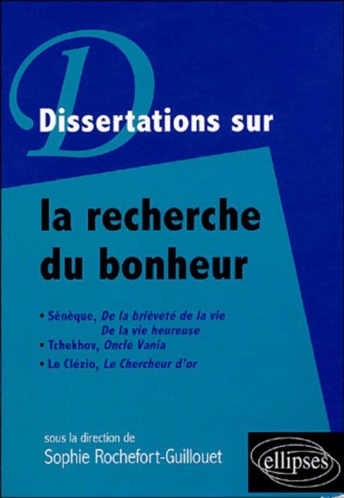 recherche du bonheur (La) (Dissertations sur…) Books