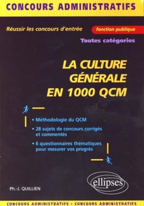 La culture générale en 1 000 QCM book
