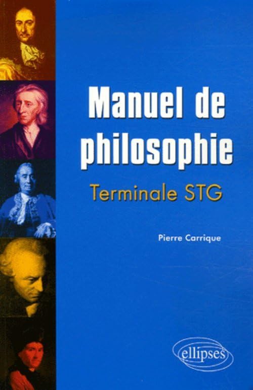 Manuel de philosophie Terminale STG book