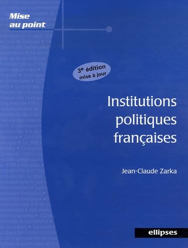 Institutions politiques françaises book