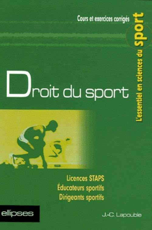 Product Image: Droit du sport