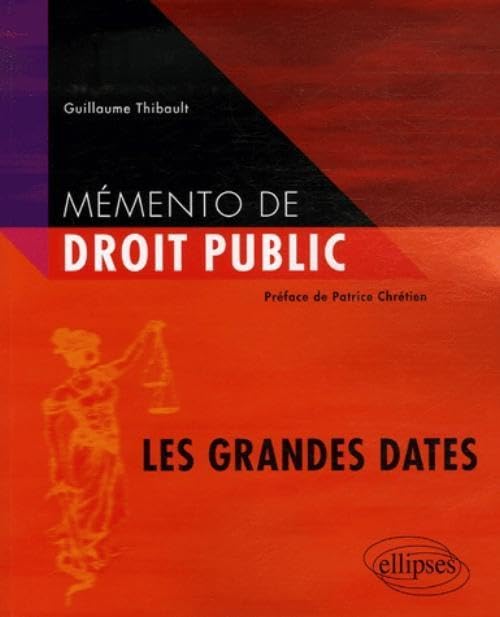 Mémento de droit public. Les grandes dates Law