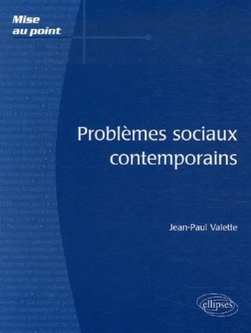 Problèmes sociaux contemporains book