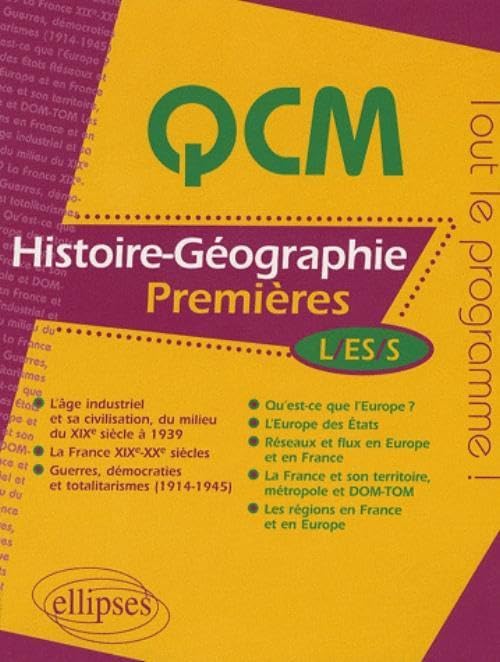 Histoire-Géographie 1e L/ES/S book