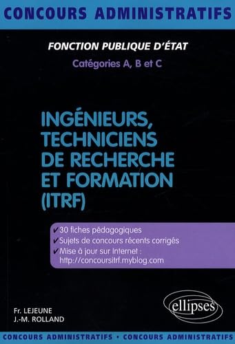 Ingénieurs, techniciens de recherche et formation (ITRF) book