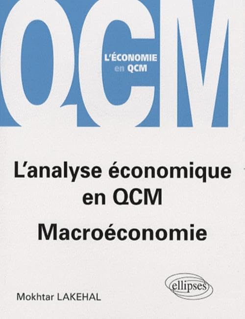 L'analyse économique en QCM: Macroéconomie book