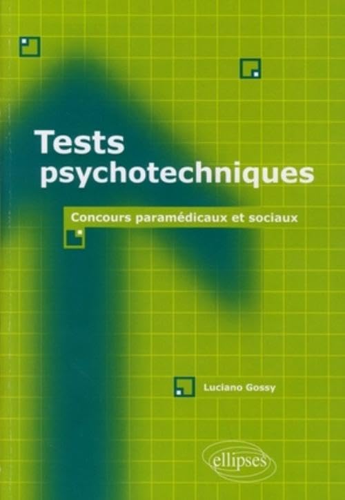 Tests psychotechniques: Concours paramédicaux et sociaux book